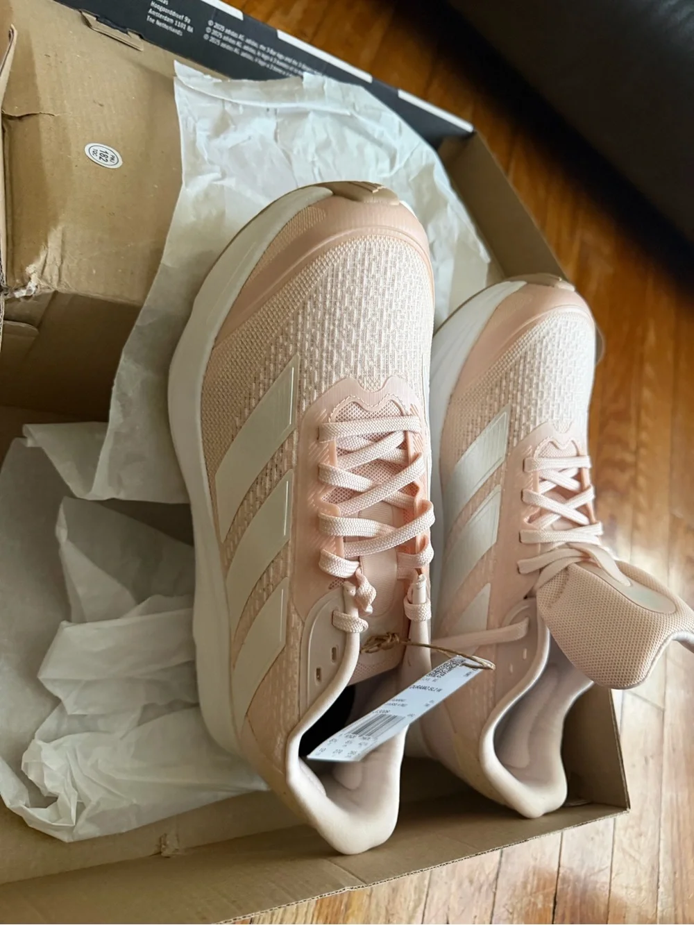 adidas Duramo SL2 W Pale Pink & White Women's Running Shoes 10